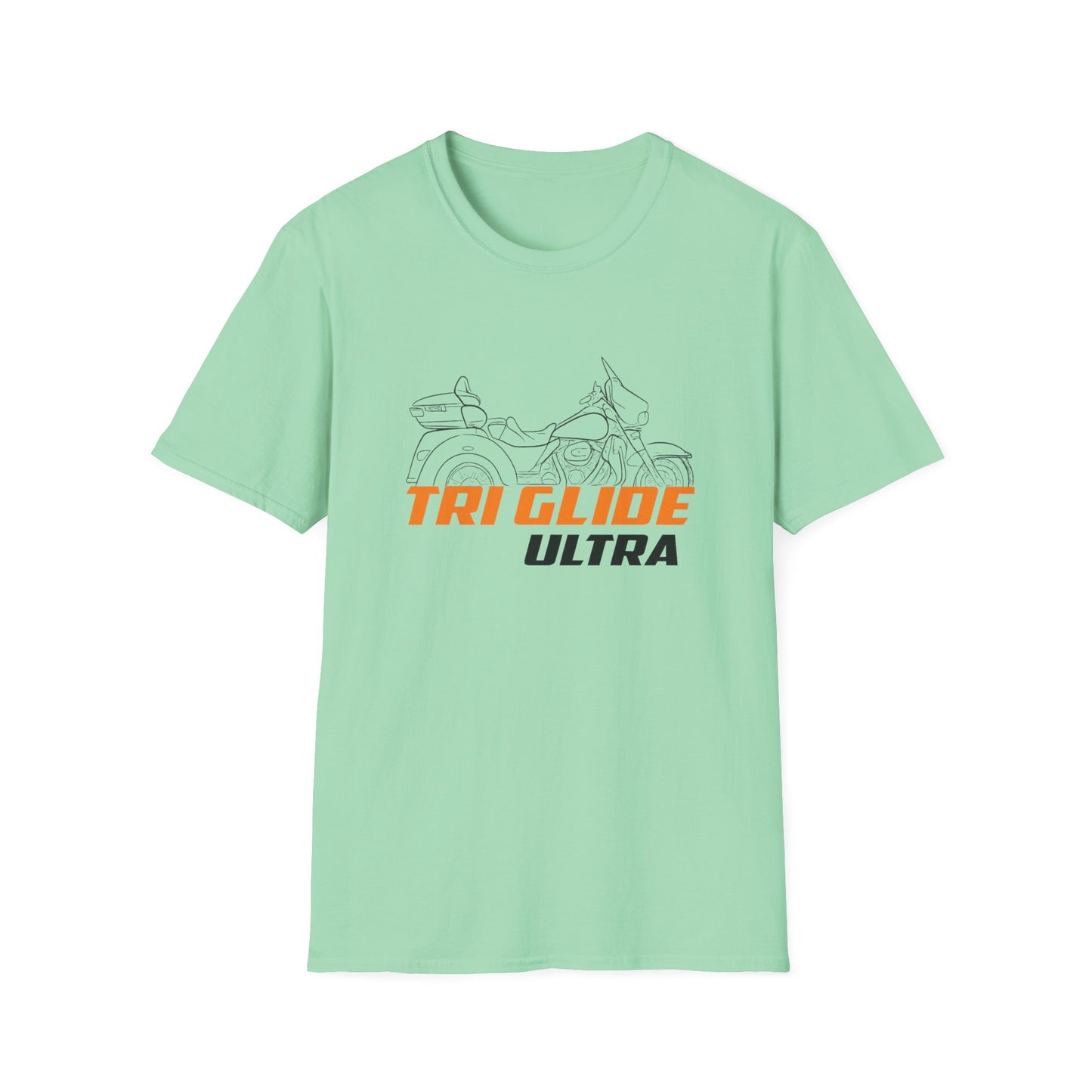 Unisex Motorcycle T-Shirt - Tri Glide Ultra Design, Gift for Bikers, Casual Wear, Summer Fashion, Adventure Apparel