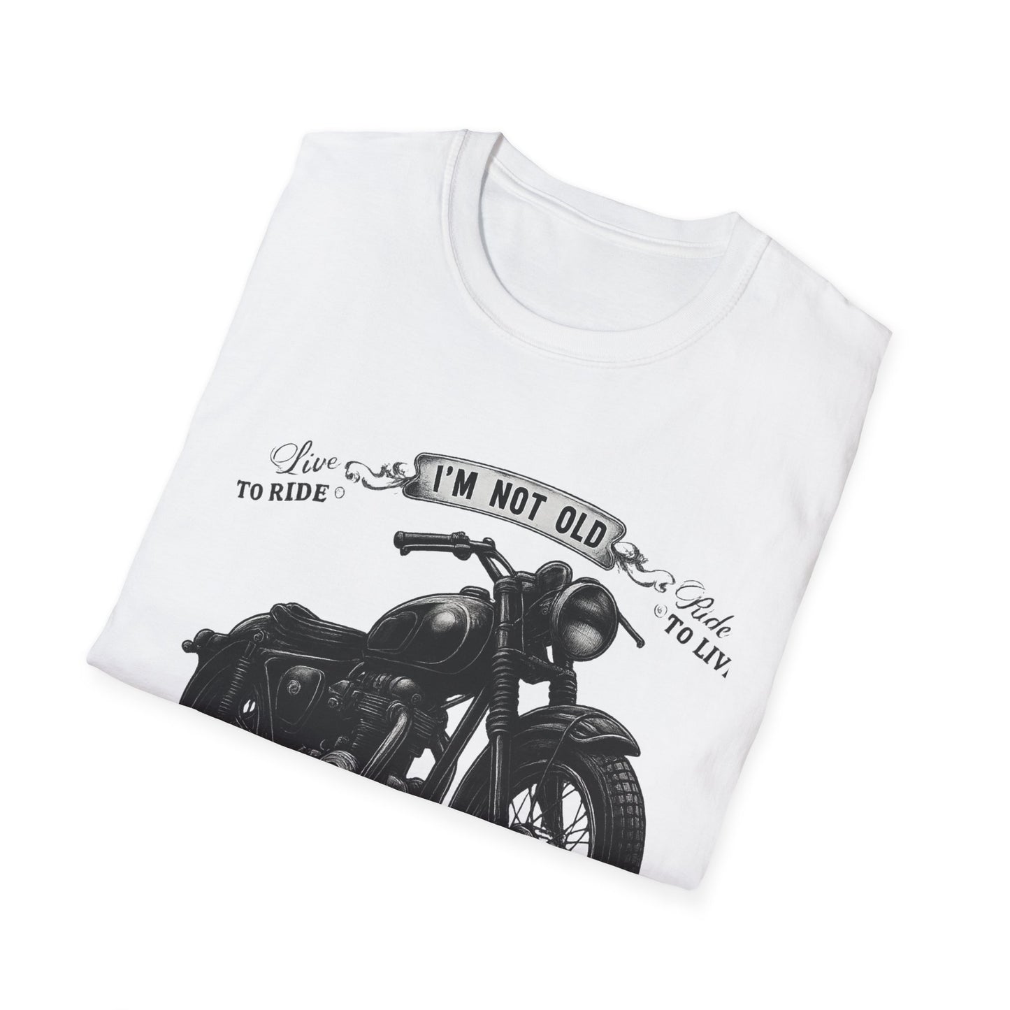 Classic Motorcycle Unisex T-Shirt | Funny Retro Tee for Bikers, Perfect Gift for Motor Enthusiasts, Birthday, Father's Day, Casual Wear