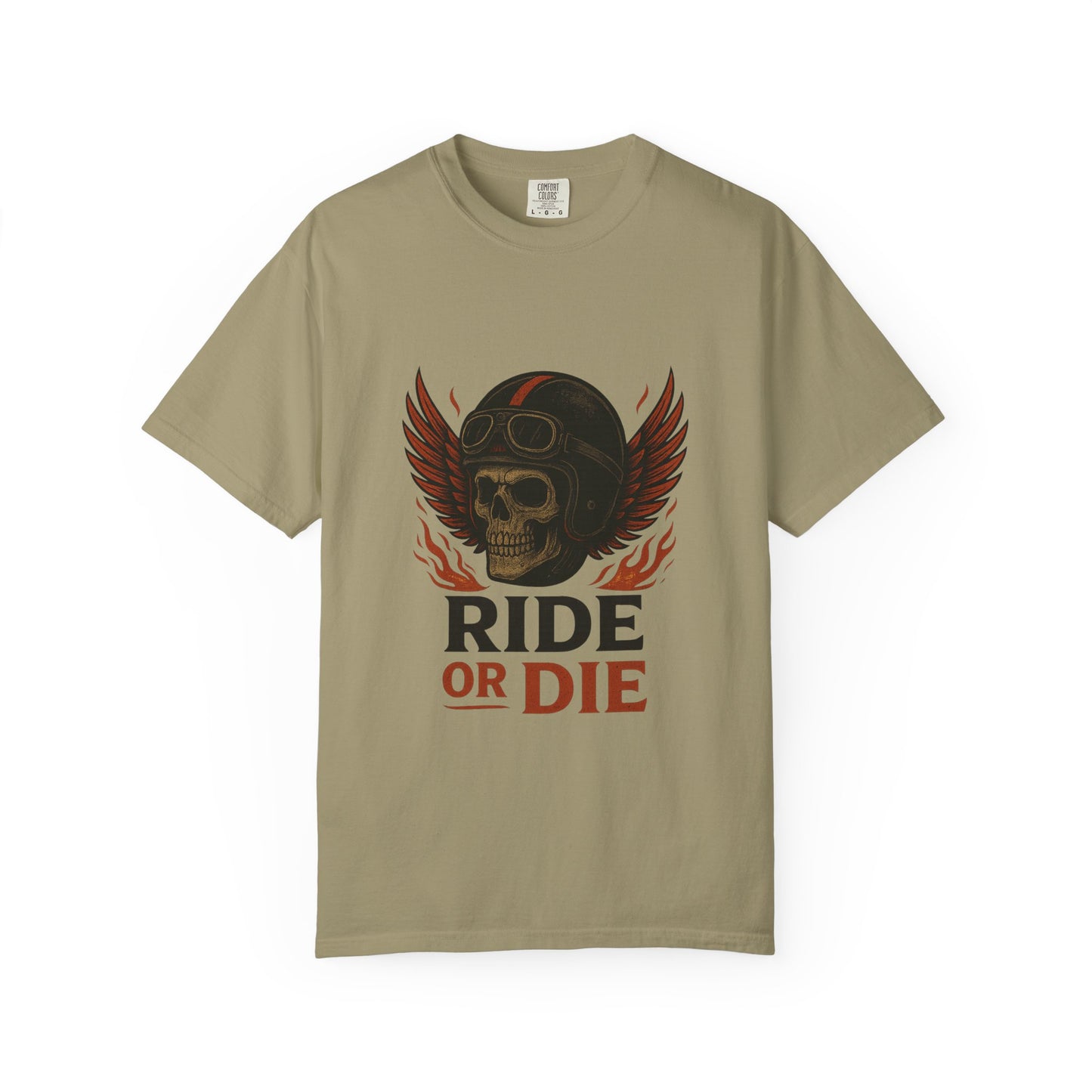 Ride or Die Unisex T-Shirt, Skull Graphic Tee, Biker Gift, Motorcycle Apparel, Casual Wear, Adventure Shirt