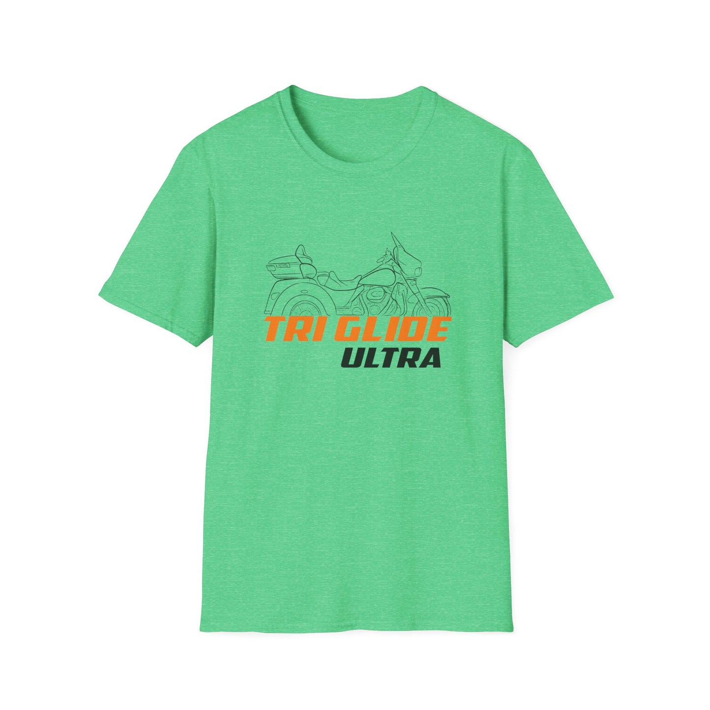 Unisex Motorcycle T-Shirt - Tri Glide Ultra Design, Gift for Bikers, Casual Wear, Summer Fashion, Adventure Apparel