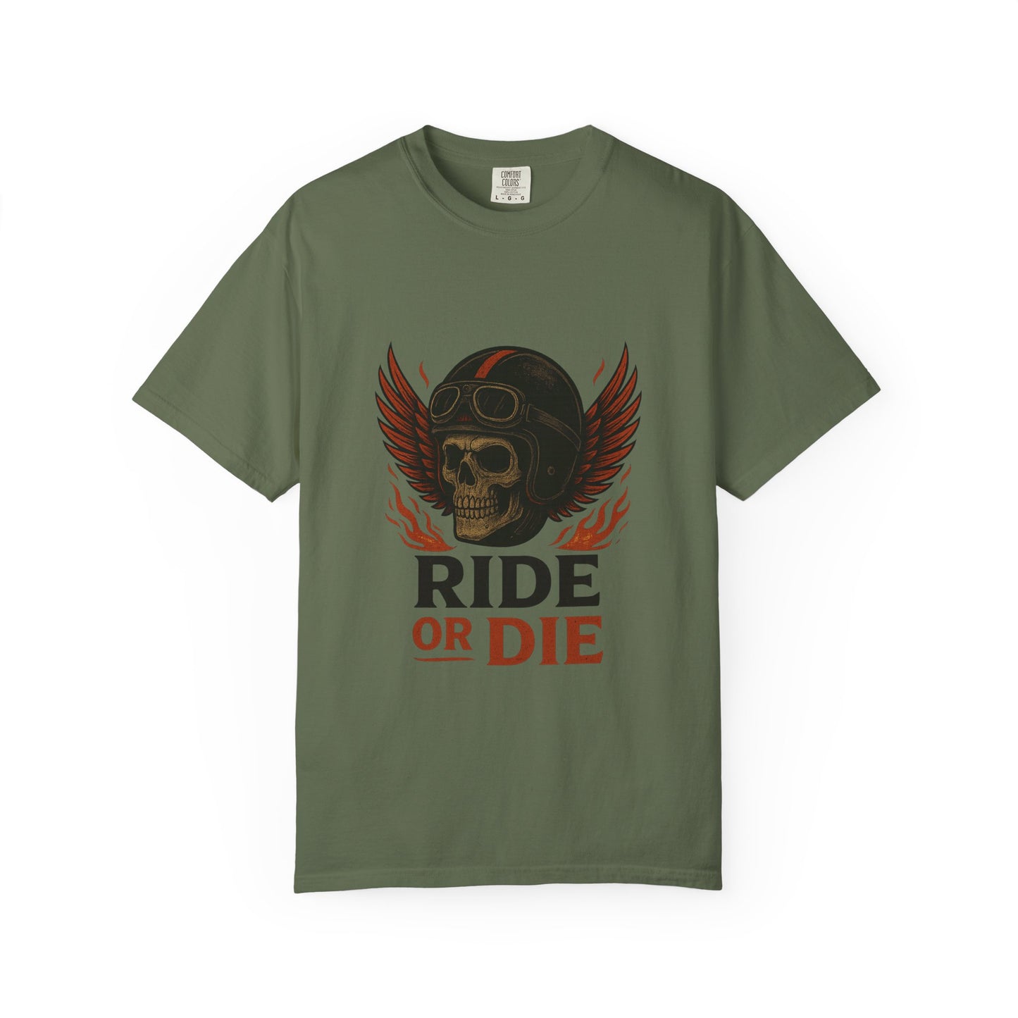 Ride or Die Unisex T-Shirt, Skull Graphic Tee, Biker Gift, Motorcycle Apparel, Casual Wear, Adventure Shirt