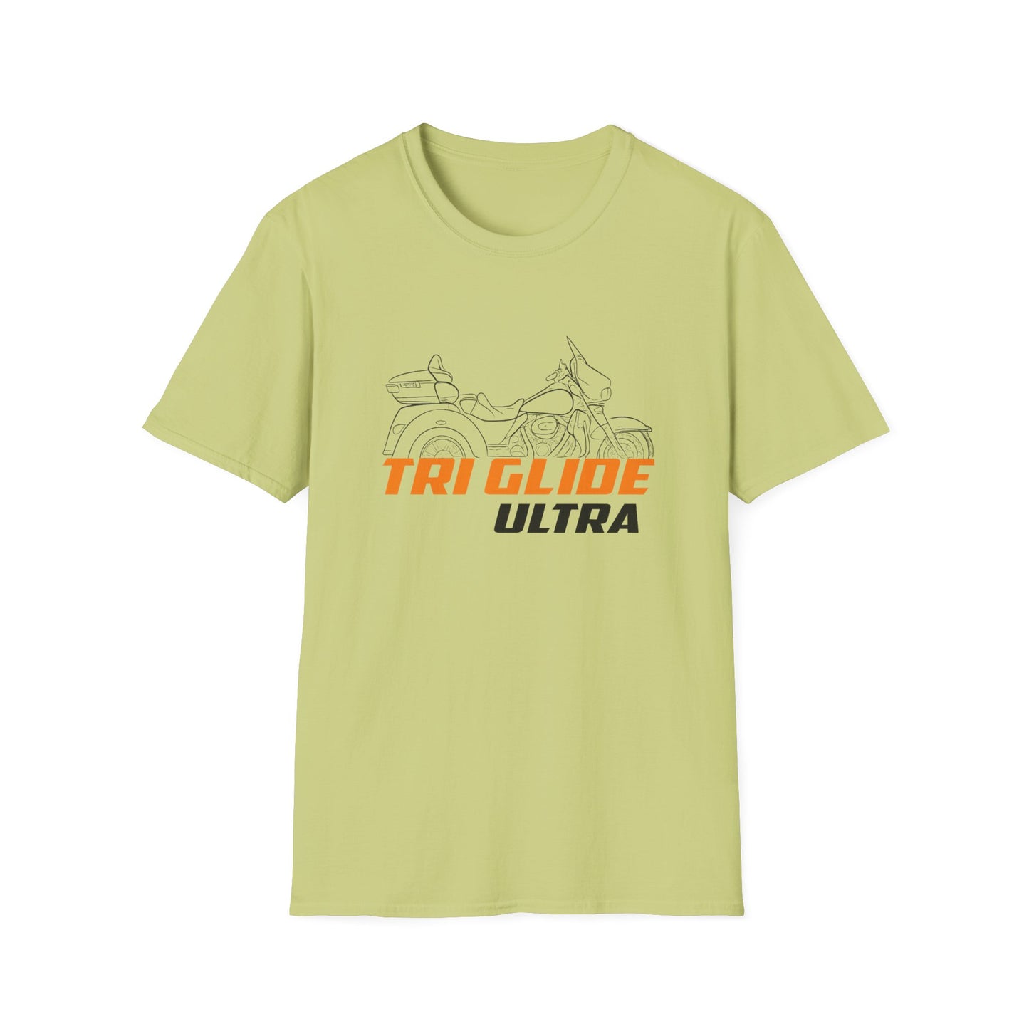 Unisex Motorcycle T-Shirt - Tri Glide Ultra Design, Gift for Bikers, Casual Wear, Summer Fashion, Adventure Apparel