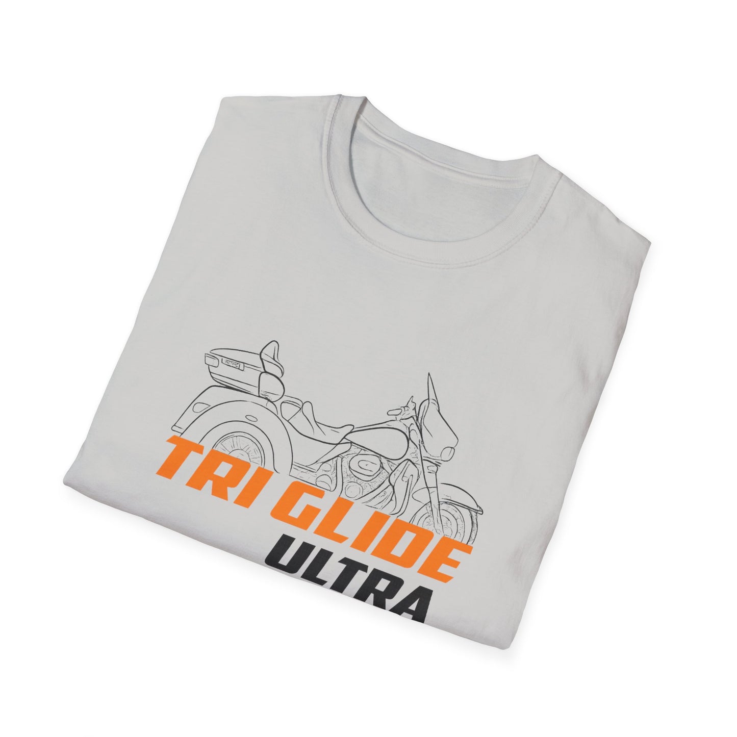Unisex Motorcycle T-Shirt - Tri Glide Ultra Design, Gift for Bikers, Casual Wear, Summer Fashion, Adventure Apparel