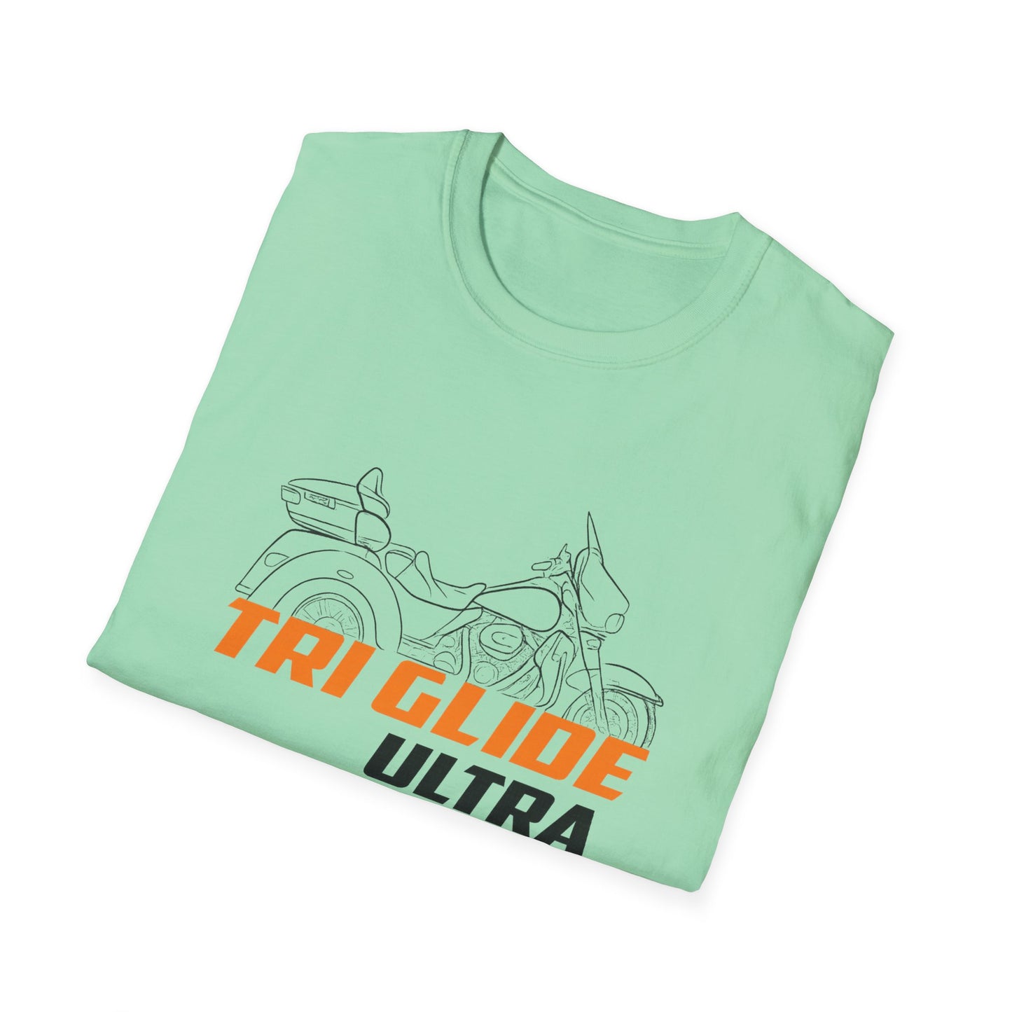 Unisex Motorcycle T-Shirt - Tri Glide Ultra Design, Gift for Bikers, Casual Wear, Summer Fashion, Adventure Apparel