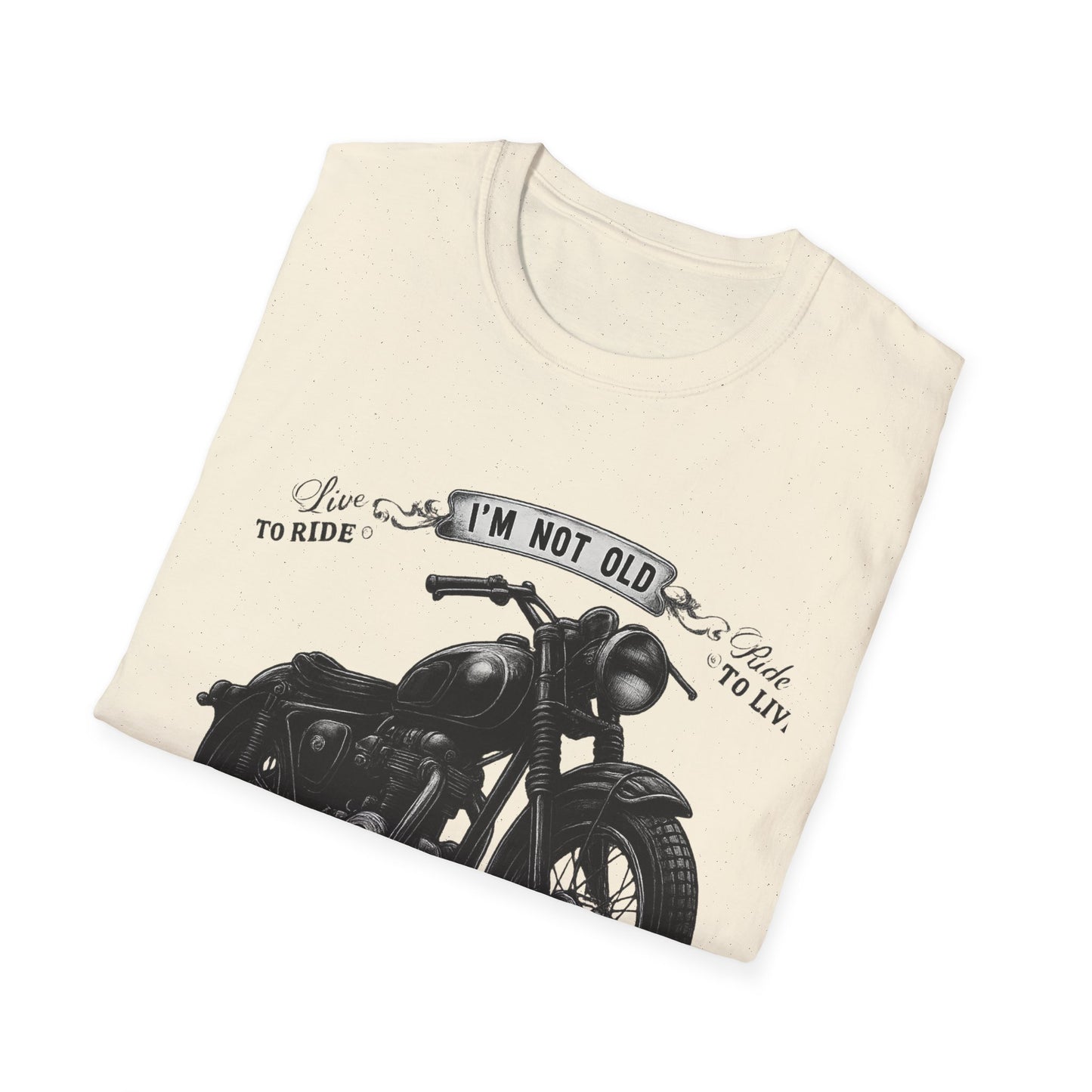 Classic Motorcycle Unisex T-Shirt | Funny Retro Tee for Bikers, Perfect Gift for Motor Enthusiasts, Birthday, Father's Day, Casual Wear