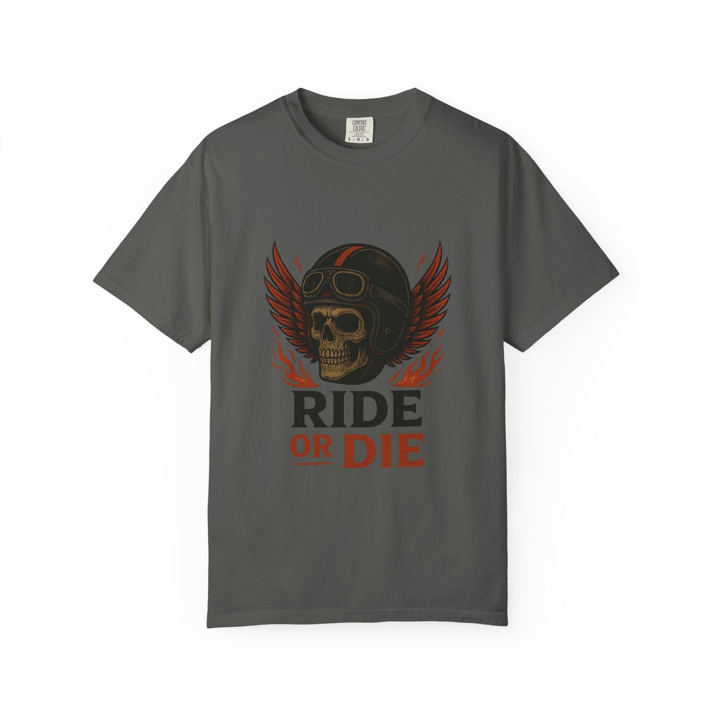 Ride or Die Unisex T-Shirt, Skull Graphic Tee, Biker Gift, Motorcycle Apparel, Casual Wear, Adventure Shirt
