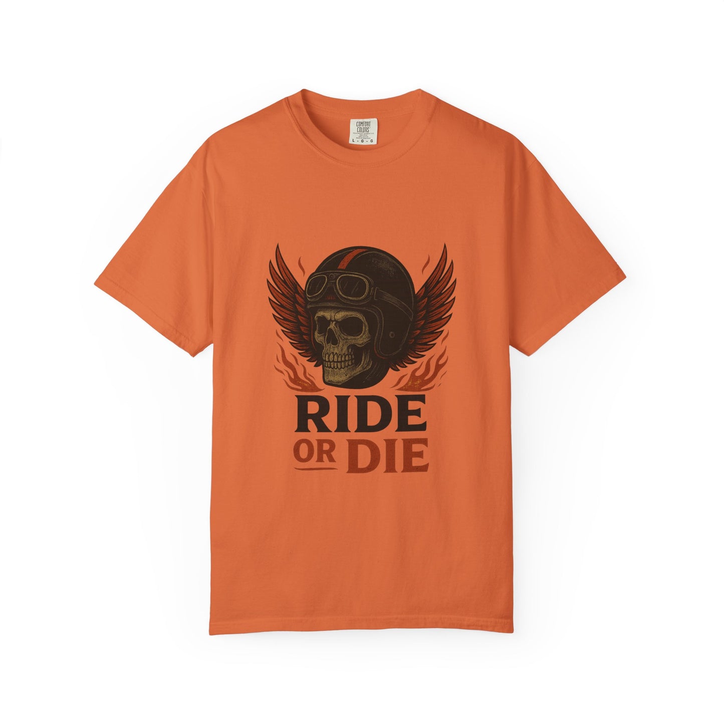 Ride or Die Unisex T-Shirt, Skull Graphic Tee, Biker Gift, Motorcycle Apparel, Casual Wear, Adventure Shirt