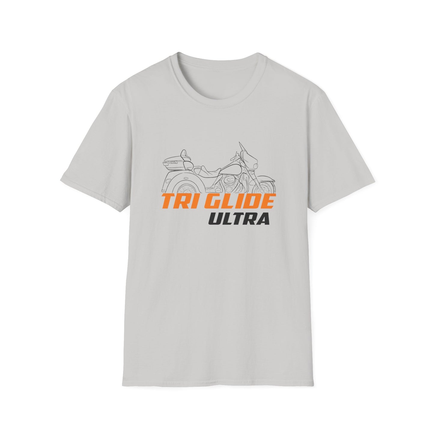 Unisex Motorcycle T-Shirt - Tri Glide Ultra Design, Gift for Bikers, Casual Wear, Summer Fashion, Adventure Apparel