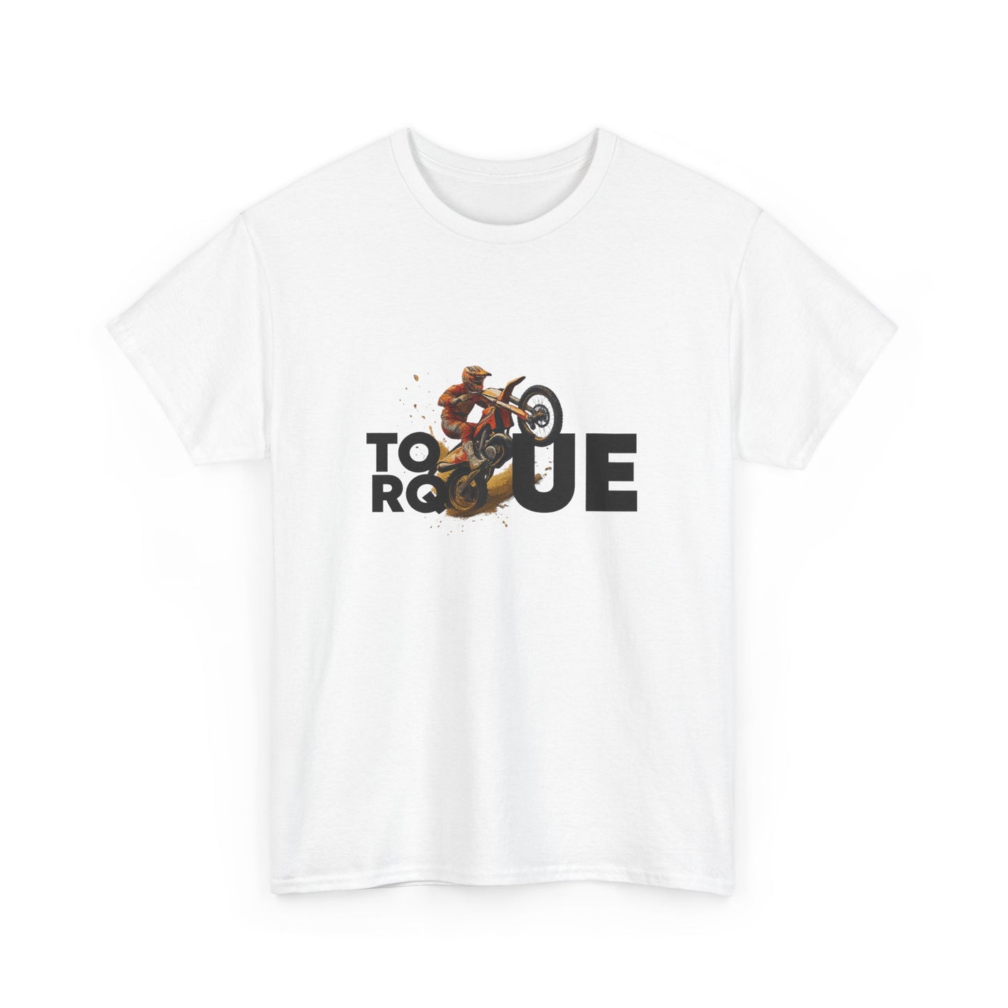 Unisex Heavy Cotton Tee, Cool Motorbike Graphic Tee, Casual Everyday Wear, Gift for Riders, Motorcycle Enthusiast Shirt, Perfect for Events