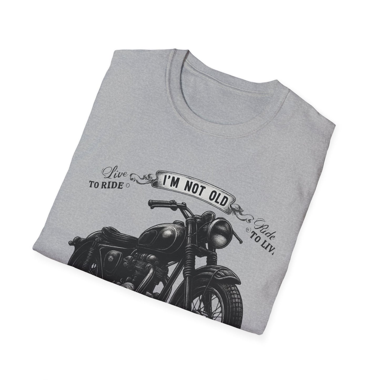Classic Motorcycle Unisex T-Shirt | Funny Retro Tee for Bikers, Perfect Gift for Motor Enthusiasts, Birthday, Father's Day, Casual Wear