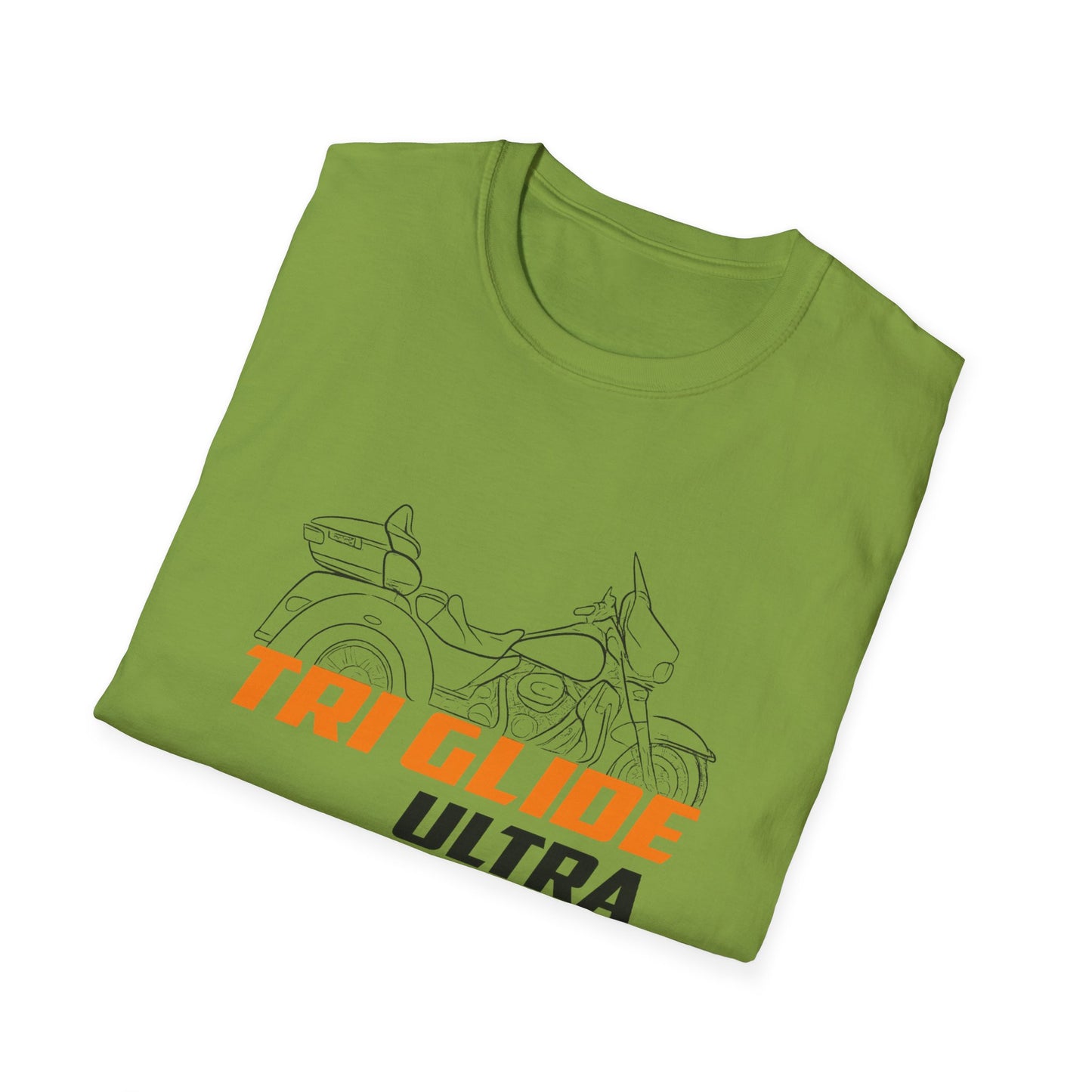 Unisex Motorcycle T-Shirt - Tri Glide Ultra Design, Gift for Bikers, Casual Wear, Summer Fashion, Adventure Apparel