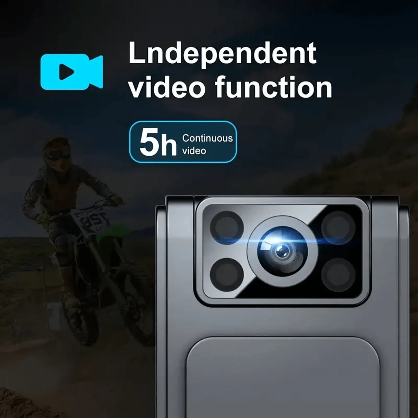 REMAX Portable HD 1080p Body Camera with Clip – Mini Multifunctional Recorder