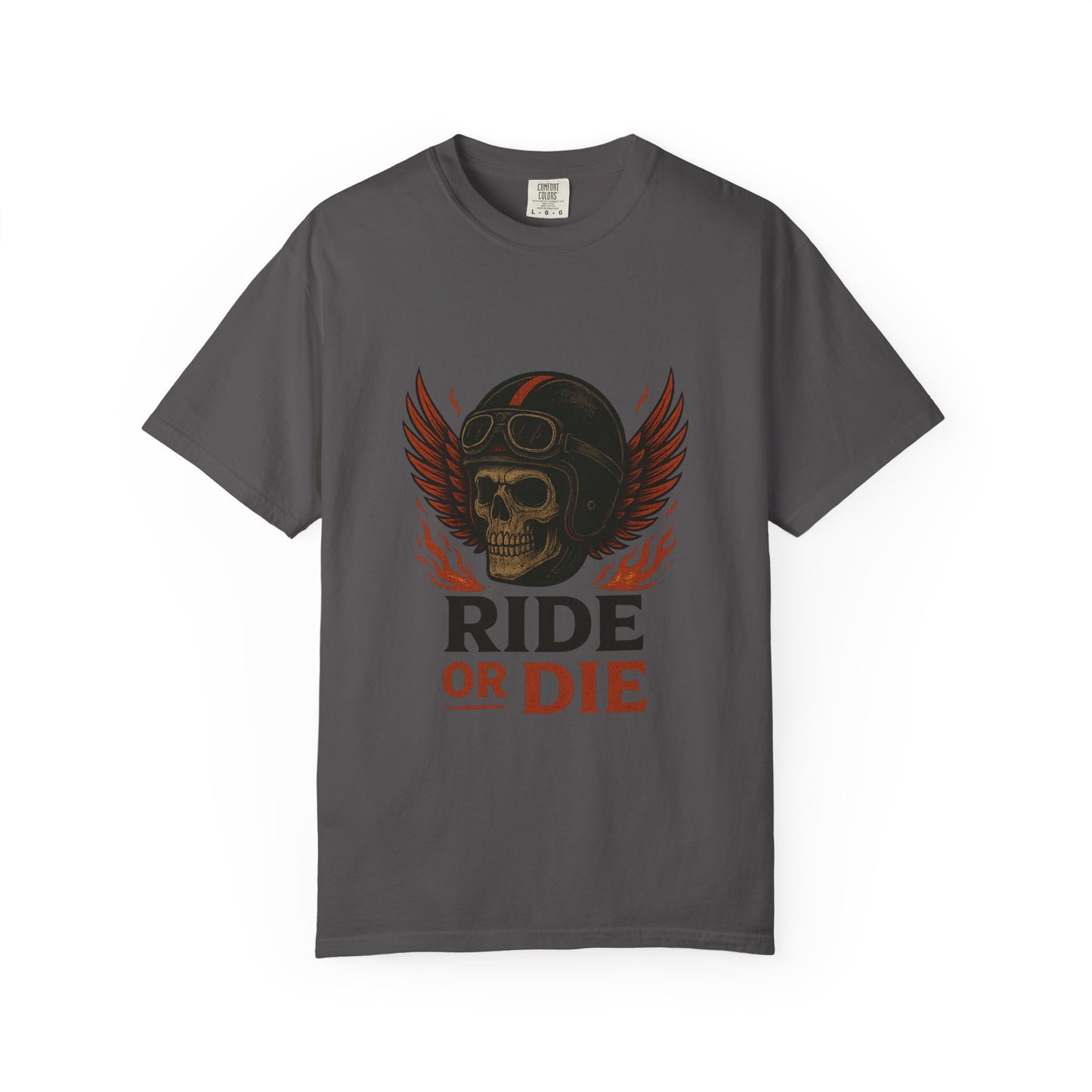 Ride or Die Unisex T-Shirt, Skull Graphic Tee, Biker Gift, Motorcycle Apparel, Casual Wear, Adventure Shirt