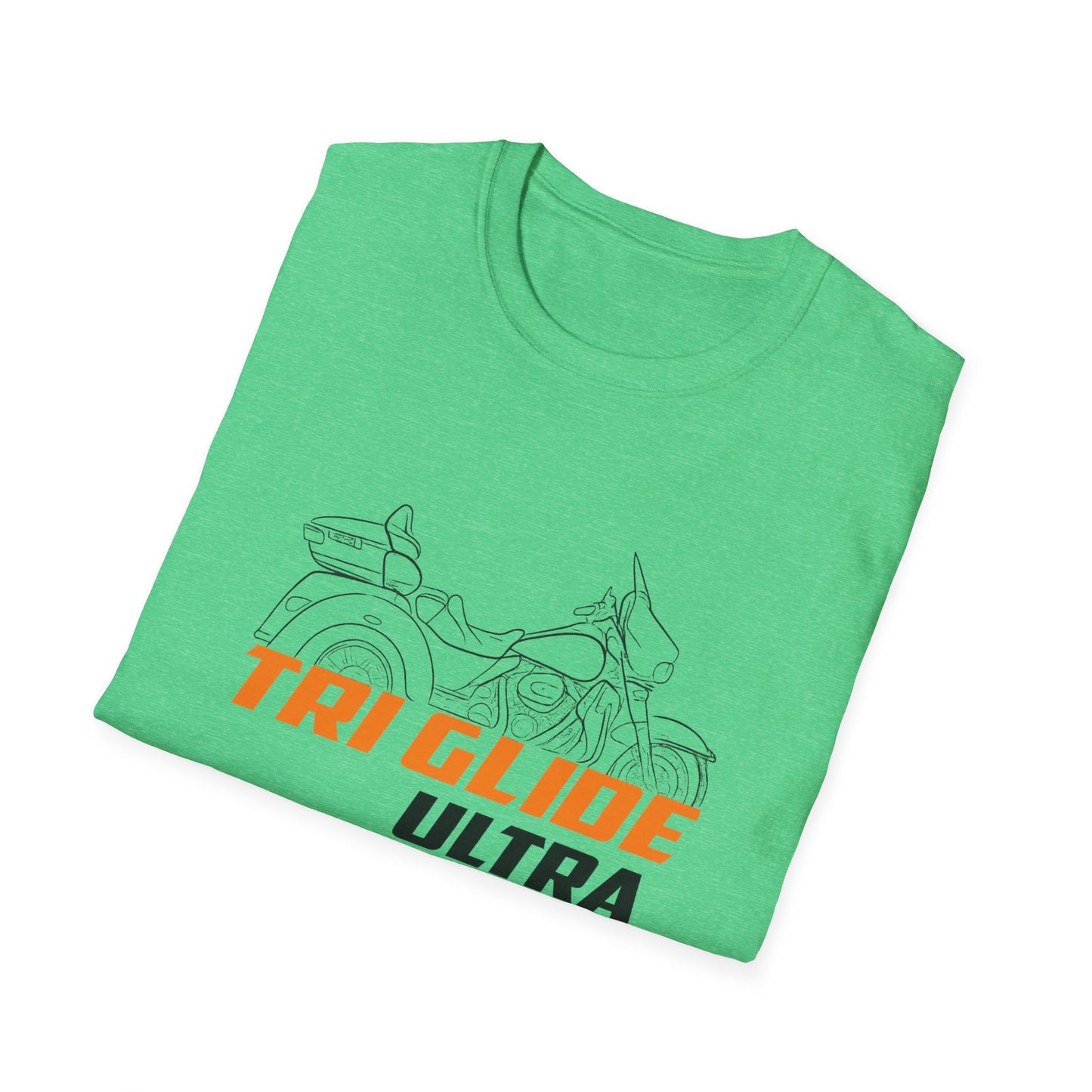 Unisex Motorcycle T-Shirt - Tri Glide Ultra Design, Gift for Bikers, Casual Wear, Summer Fashion, Adventure Apparel