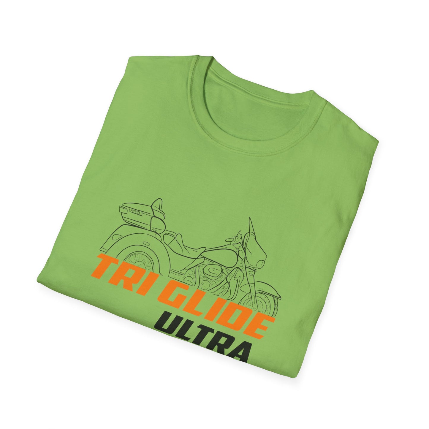 Unisex Motorcycle T-Shirt - Tri Glide Ultra Design, Gift for Bikers, Casual Wear, Summer Fashion, Adventure Apparel