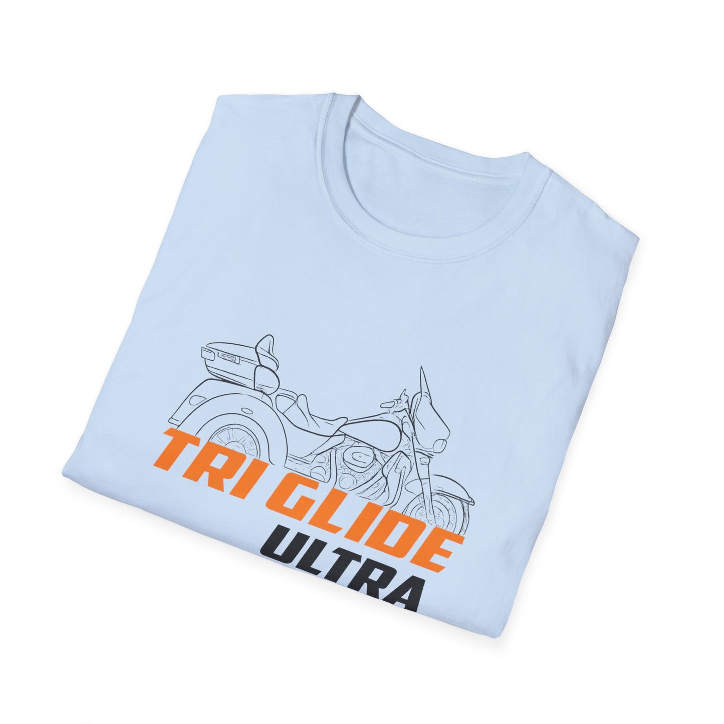 Unisex Motorcycle T-Shirt - Tri Glide Ultra Design, Gift for Bikers, Casual Wear, Summer Fashion, Adventure Apparel