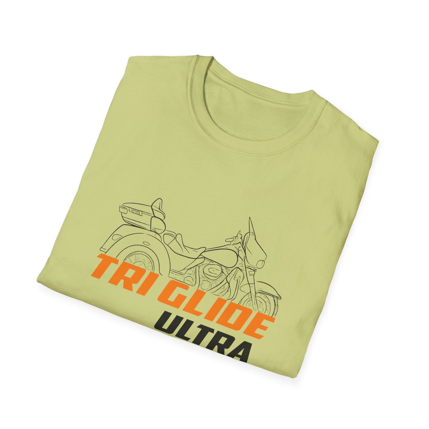 Unisex Motorcycle T-Shirt - Tri Glide Ultra Design, Gift for Bikers, Casual Wear, Summer Fashion, Adventure Apparel