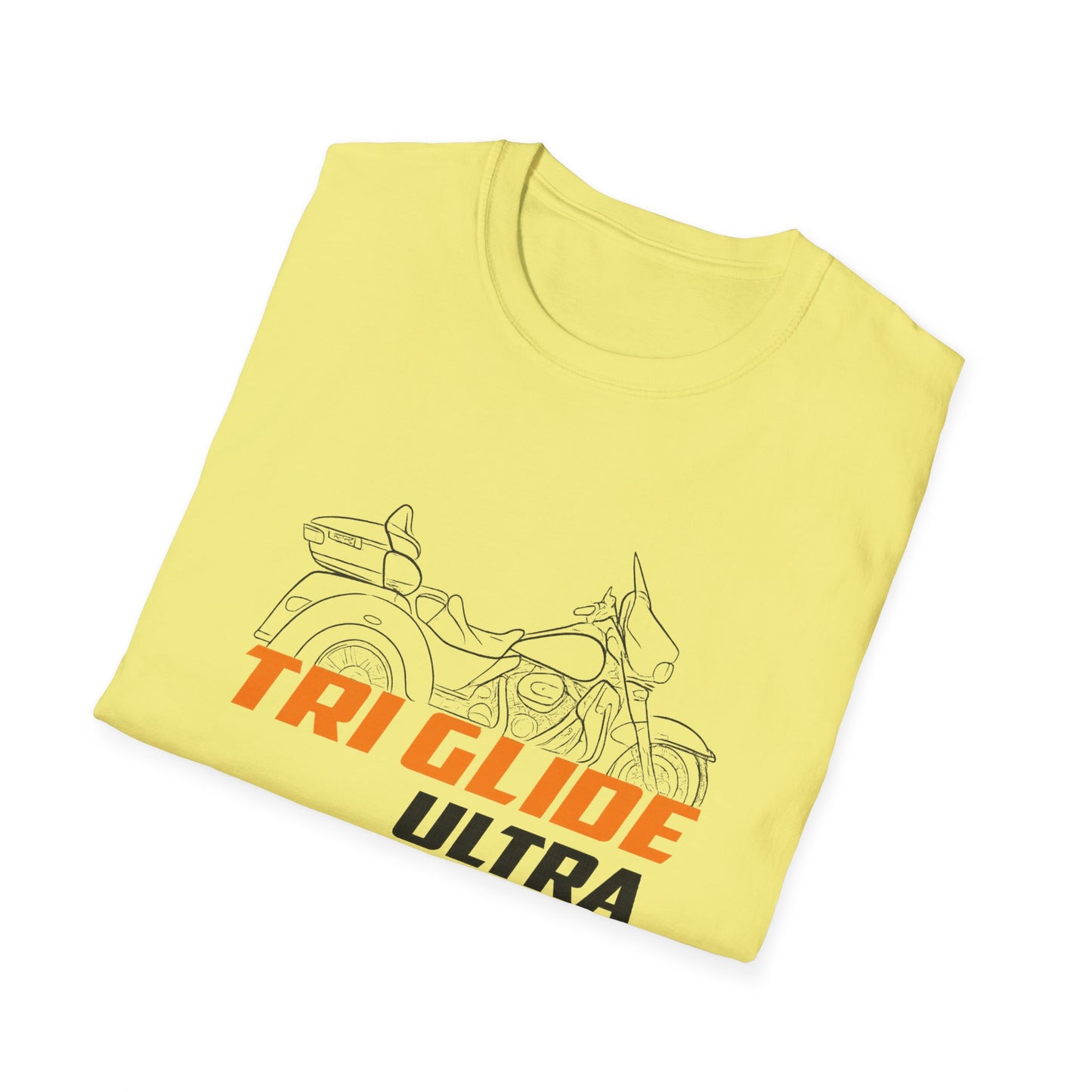 Unisex Motorcycle T-Shirt - Tri Glide Ultra Design, Gift for Bikers, Casual Wear, Summer Fashion, Adventure Apparel