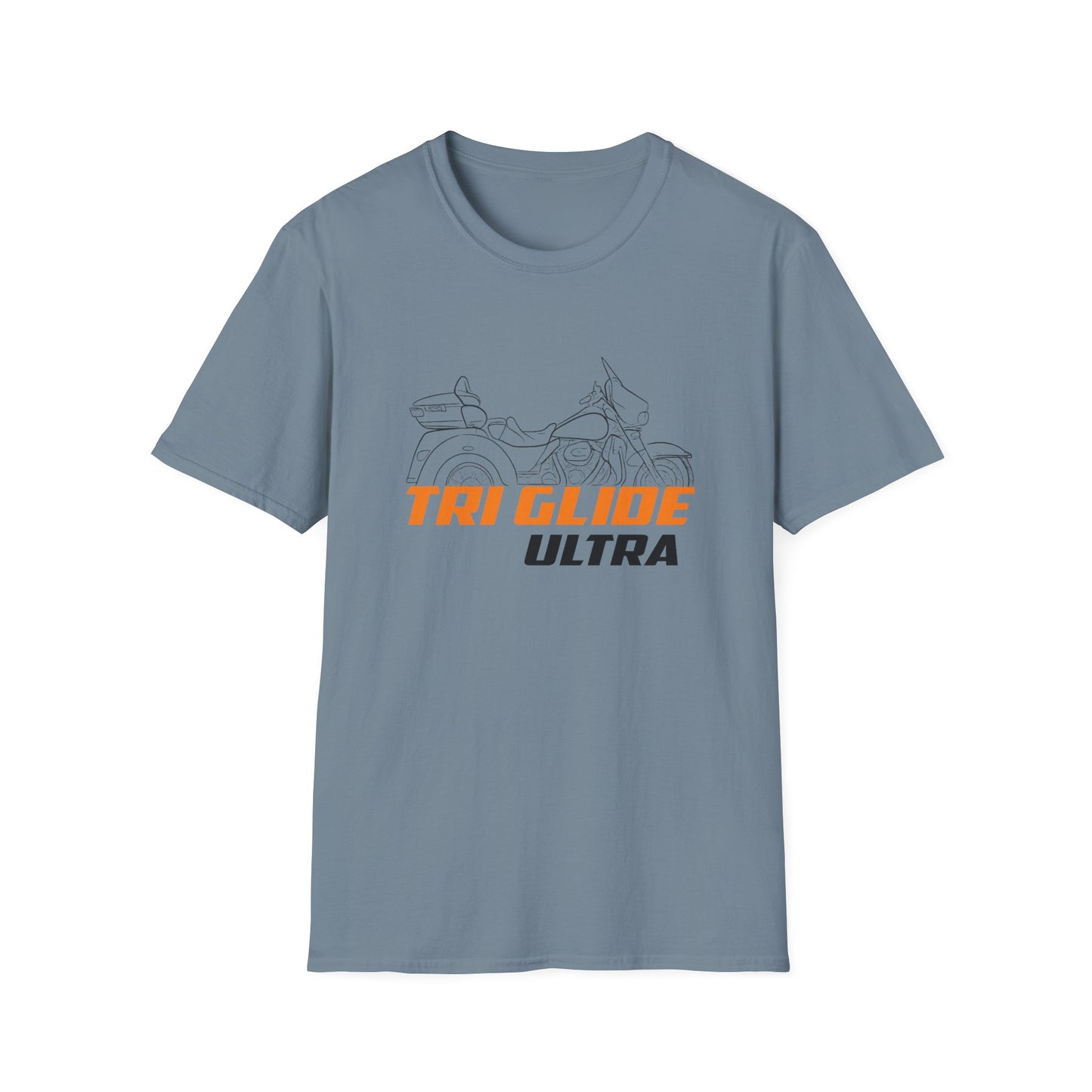 Unisex Motorcycle T-Shirt - Tri Glide Ultra Design, Gift for Bikers, Casual Wear, Summer Fashion, Adventure Apparel