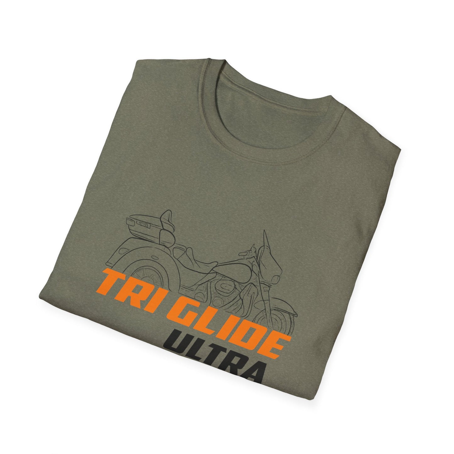 Unisex Motorcycle T-Shirt - Tri Glide Ultra Design, Gift for Bikers, Casual Wear, Summer Fashion, Adventure Apparel