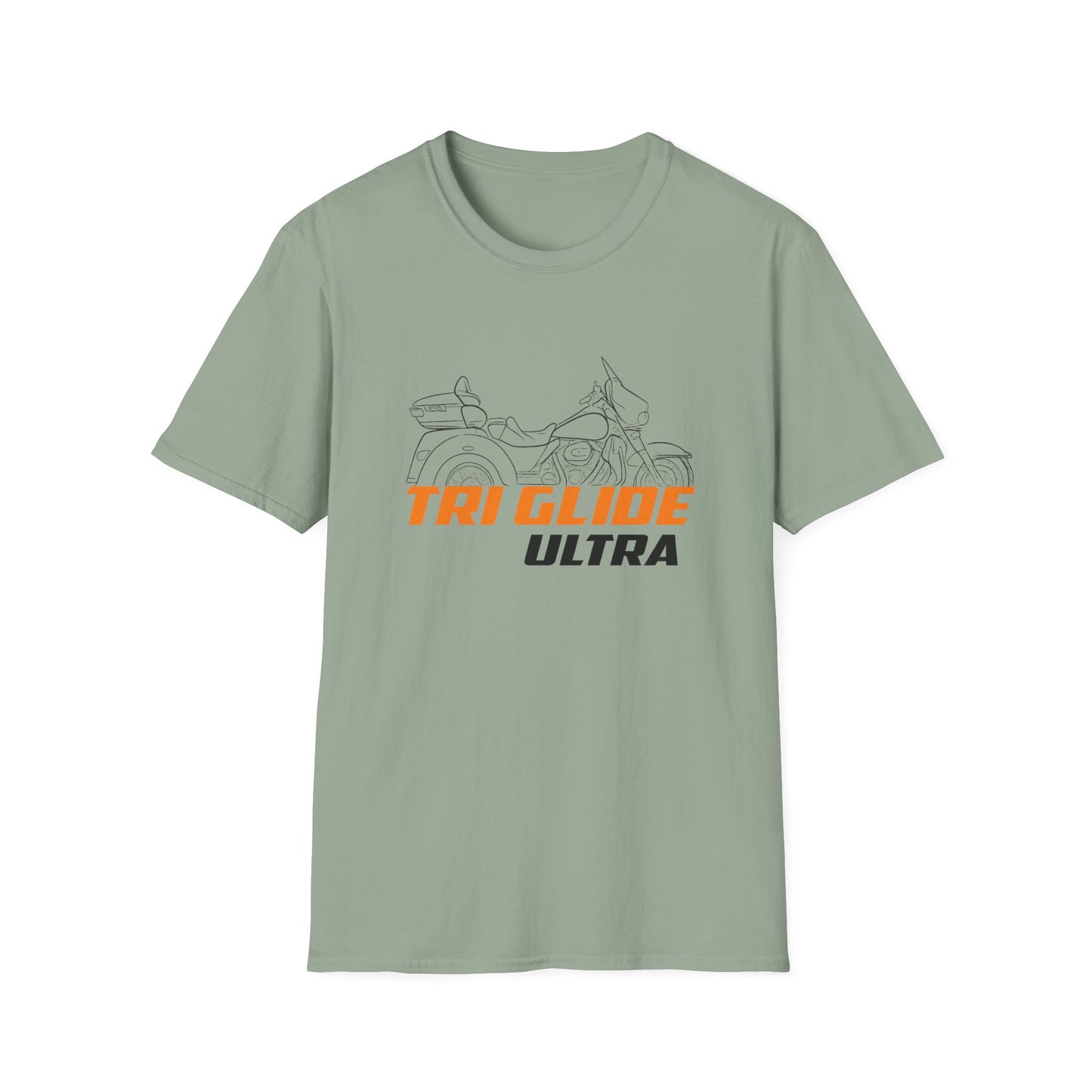 Unisex Motorcycle T-Shirt - Tri Glide Ultra Design, Gift for Bikers, Casual Wear, Summer Fashion, Adventure Apparel