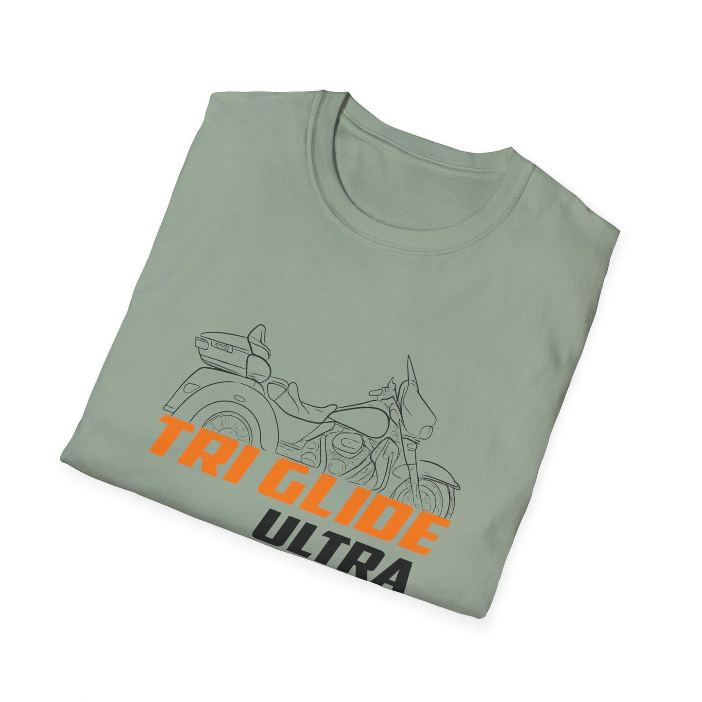 Unisex Motorcycle T-Shirt - Tri Glide Ultra Design, Gift for Bikers, Casual Wear, Summer Fashion, Adventure Apparel