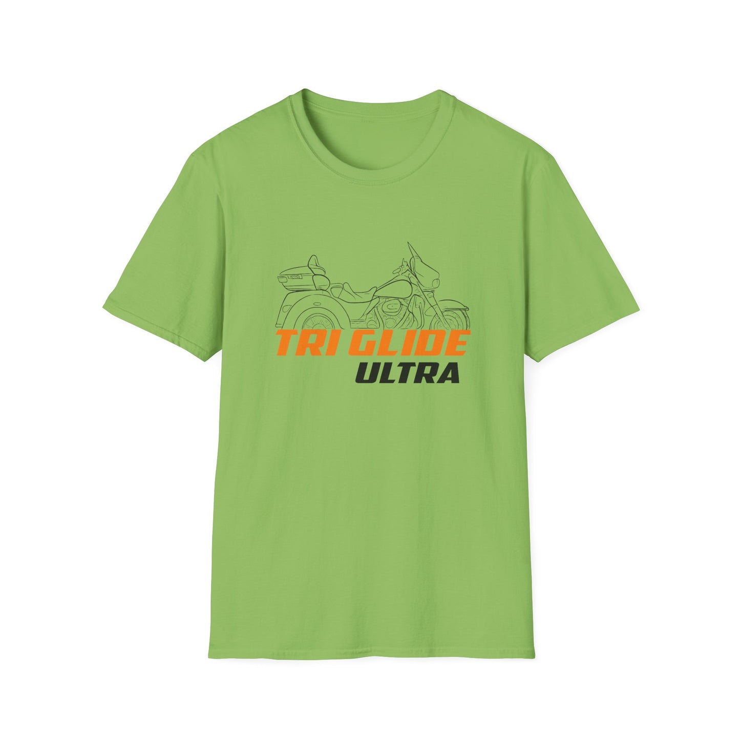 Unisex Motorcycle T-Shirt - Tri Glide Ultra Design, Gift for Bikers, Casual Wear, Summer Fashion, Adventure Apparel