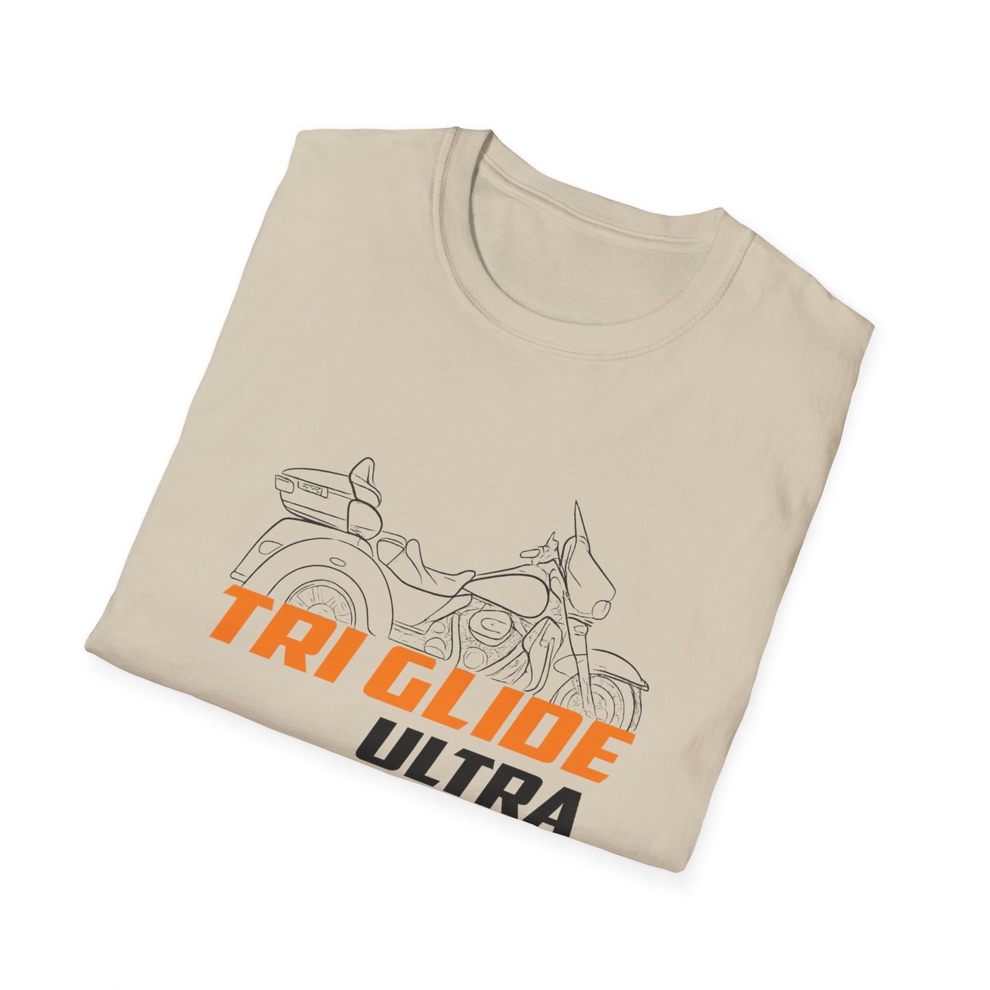 Unisex Motorcycle T-Shirt - Tri Glide Ultra Design, Gift for Bikers, Casual Wear, Summer Fashion, Adventure Apparel