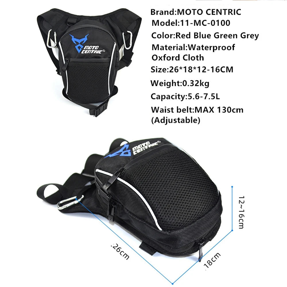 Men Fanny Waist Pack Waterproof Leg Bag Drop Messenger Shoulder Bags Travel Motorcycle Tactical Chest Pouch Bum Hip Belt Purse