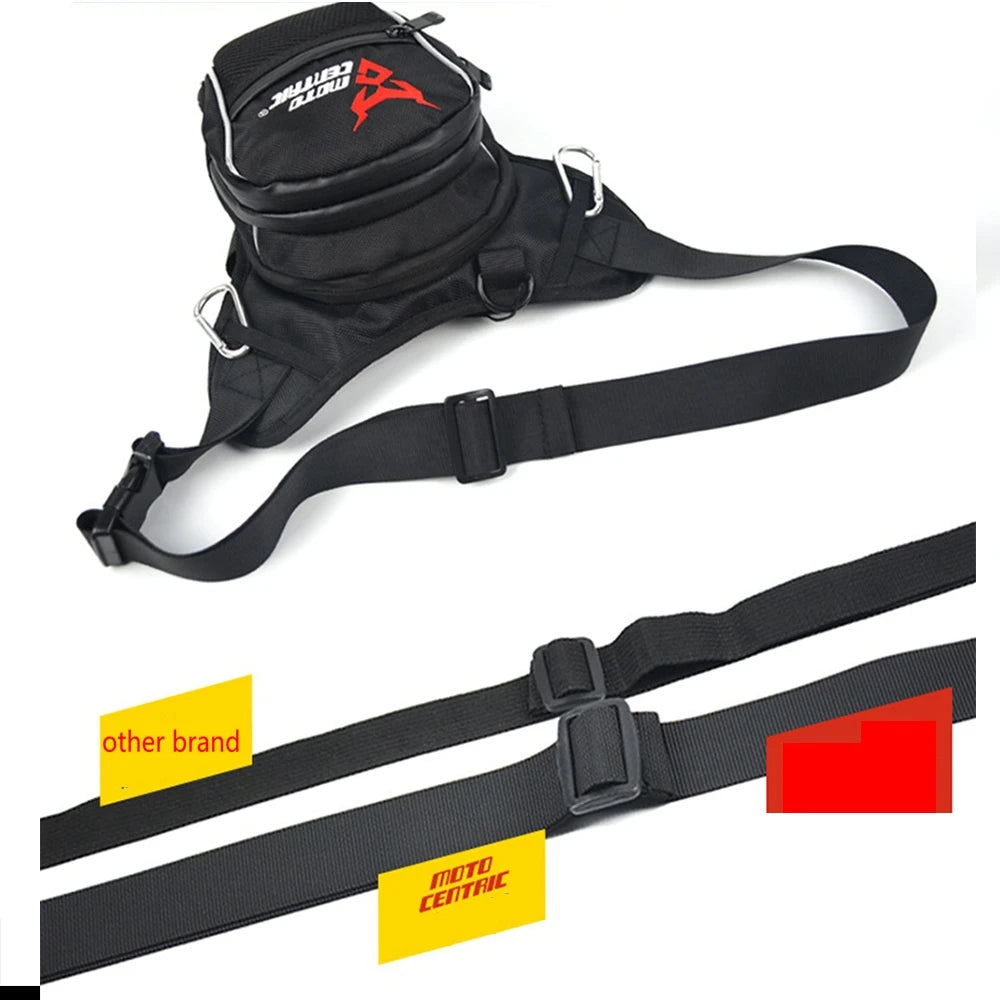 Men Fanny Waist Pack Waterproof Leg Bag Drop Messenger Shoulder Bags Travel Motorcycle Tactical Chest Pouch Bum Hip Belt Purse