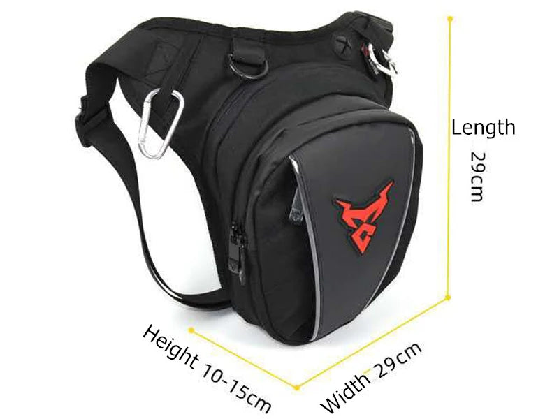 Men Fanny Waist Pack Waterproof Leg Bag Drop Messenger Shoulder Bags Travel Motorcycle Tactical Chest Pouch Bum Hip Belt Purse