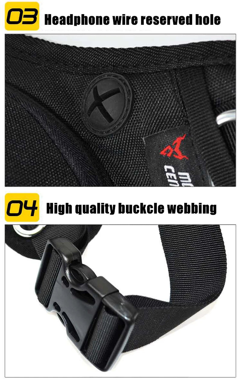 Men Fanny Waist Pack Waterproof Leg Bag Drop Messenger Shoulder Bags Travel Motorcycle Tactical Chest Pouch Bum Hip Belt Purse