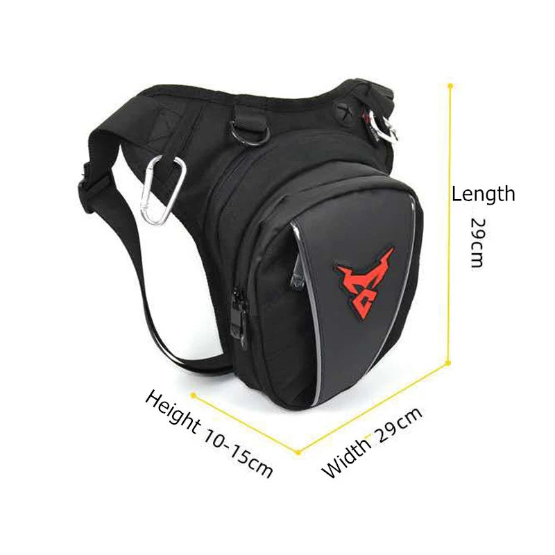 Men Fanny Waist Pack Waterproof Leg Bag Drop Messenger Shoulder Bags Travel Motorcycle Tactical Chest Pouch Bum Hip Belt Purse