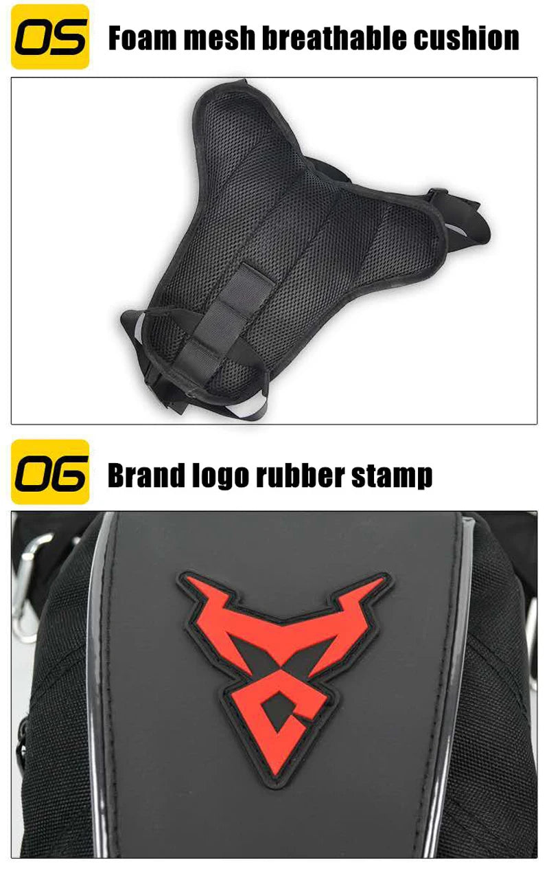 Men Fanny Waist Pack Waterproof Leg Bag Drop Messenger Shoulder Bags Travel Motorcycle Tactical Chest Pouch Bum Hip Belt Purse