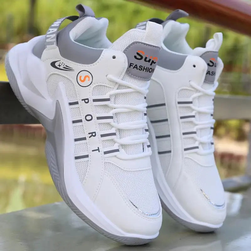 Hot Sales Basketball Shoes Men High-top Sports Shoes Cushioning Hombre Athletic sapato masculino Comfortable White Sneaker Male