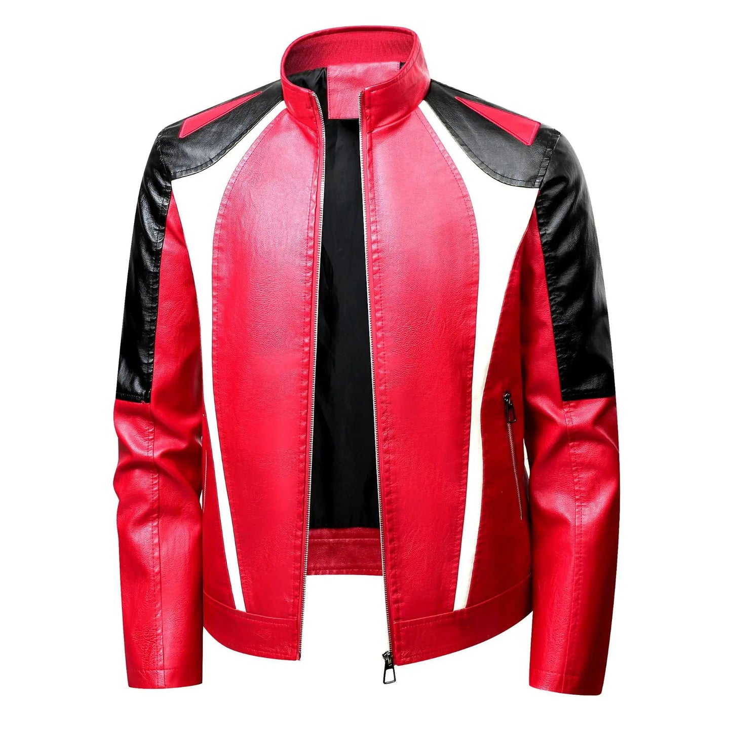 Motorcycle Jacket 2025 New Korean Style Jacket Men's Leather Jacket Jacket Men's Slim Fit Motorcycle Suit Men's Windproof Jacket
