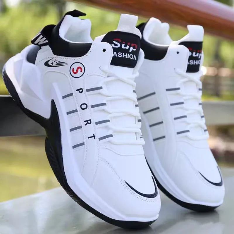 Hot Sales Basketball Shoes Men High-top Sports Shoes Cushioning Hombre Athletic sapato masculino Comfortable White Sneaker Male