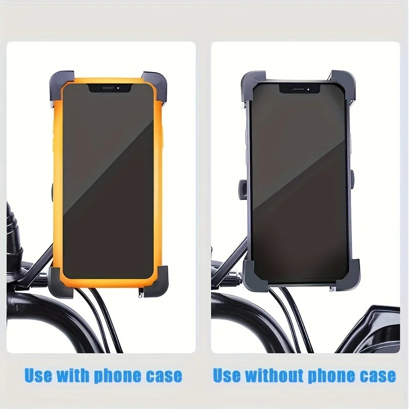 Motorcycles Bicycles Phone Holder Universal Phone Navigation Bracket for Riding Shockproof
