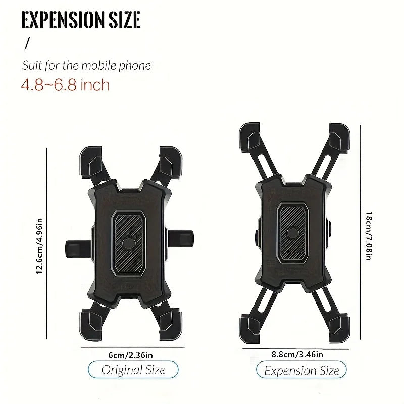 Motorcycles Bicycles Phone Holder Universal Phone Navigation Bracket for Riding Shockproof