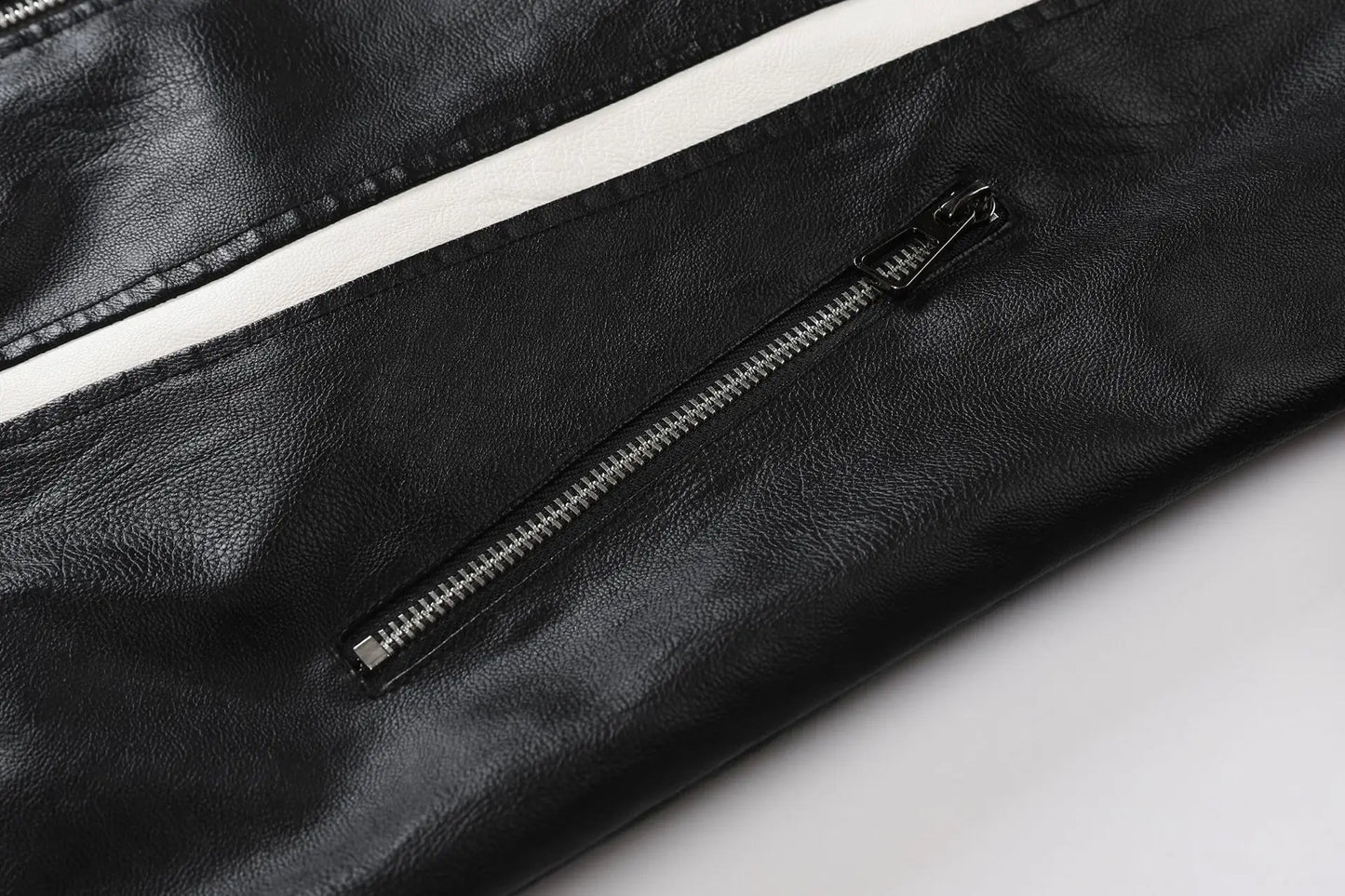 Motorcycle Jacket 2025 New Korean Style Jacket Men's Leather Jacket Jacket Men's Slim Fit Motorcycle Suit Men's Windproof Jacket