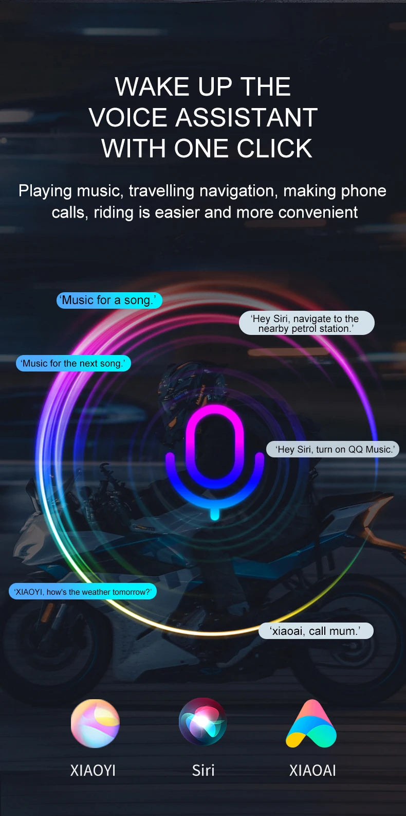 Y12 Helmet Bluetooth Headset Fm Radio Stereo High Definition Sound Effect Rgb Lighting Bt5.4 Automatic Answer One Drag Two