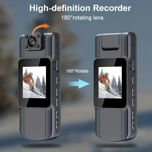 REMAX Portable HD 1080p Body Camera with Clip – Mini Multifunctional Recorder