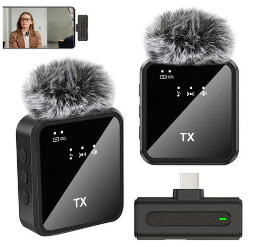 Pack Wireless Lavalier Microphones for iPhone & iPad